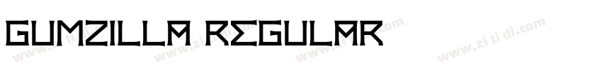 Gumzilla Regular字体转换